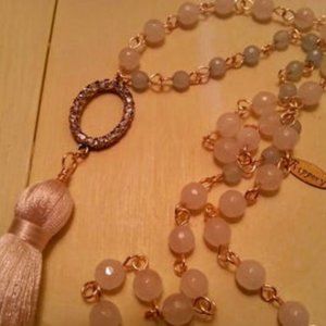 Boho Tassel Necklace Handmade by Village Frippery